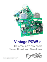 FuzzDogVintage Pow - Colorsound Overdriver / Power Boost