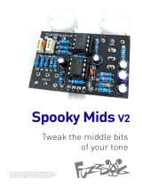 FuzzDog Spooky Mids Filter Operating instructions