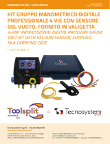 Tecnosystemi 4-way professional digital pressure gauge unit kit Owner's manual