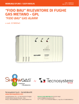 Tecnosystemi FIDO BAU methane gas - lpg leak detector Owner's manual
