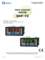 Simex SRP-73 Owner's manual