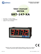 Simex SRT-147 Owner's manual