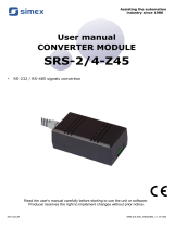 Simex SRS-2/4-Z45 Owner's manual