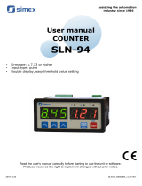 Simex SLN-94 Owner's manual