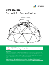 LIFESPAN KIDSSummit 2.0m Dome Climber + 1.8m Slide