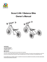 LIFESPAN KIDS Scout 2-in-1 Balance Bike & Trike Owner's manual