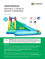 LIFESPAN KIDS Windsor 2 Slide & Splash Inflatable Owner's manual