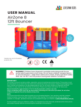 LIFESPAN KIDS AirZone 8 12ft Bouncer Owner's manual