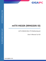 GIGAIPC mITX-H610A Reference guide