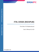 GIGAIPC iTXL-3350A Reference guide