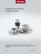 Miele CM 7750 CoffeeSelect User manual