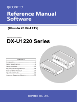 Contec DX-U1220 Reference guide