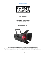 Event Lighting OPERA300FCF User manual