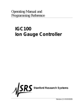 SRS IGC100 Owner's manual