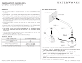 WaterWorks ISS209 Installation guide