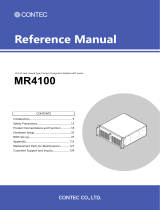 Contec MR4100 NEW Reference guide