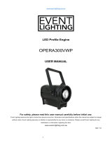Event Lighting OPERA300VWP User manual