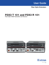 Extron FOX3 R 101 User manual