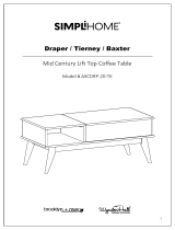 Simpli Home AXCDRP-20-TK Assembly Instructions