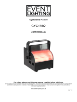 Event Lighting CYC175Q User manual