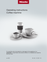 Miele CM 7550 CoffeePassion User manual