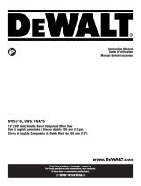 DeWalt DWS716 12 Inch (305 mm) Double Bevel Compound Miter Saw User manual