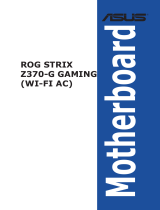 Asus ROG STRIX Z370-G GAMING (WI-FI AC) User manual