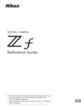 Nikon Z f Reference guide
