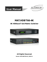 Altimium MAT.HDBT66-4K User manual