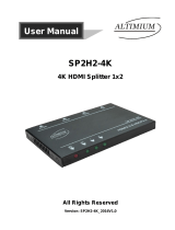 Altimium SP2H2-4K User manual