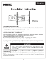 Bontec Support TV Mural User manual