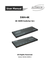 Altimium SW4-4K User manual