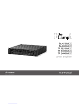thomann the t. amp TA 2400 MK-X User manual