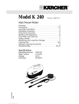 Kärcher K 240 Owner's manual