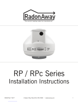 RadonAway 28464 Installation Instructions Manual