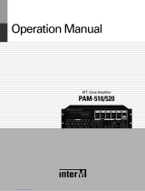 Inter-m PAM-520 Operating instructions