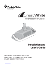 Pentair Pool Products GreatWhite User manual