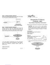 tropitone Stoneworks Palazzo Pedestal Table Assembly Instructions