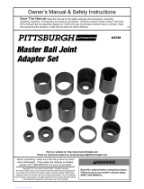 Pittsburgh Automotive 63725 Owner's Manual & Safety Instructions