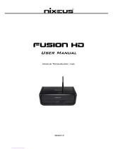 Nixeus Fusion HD User manual
