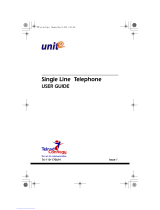 Telrad Connegy Single Line Telephone User manual