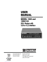 Patton electronic 1082 User manual