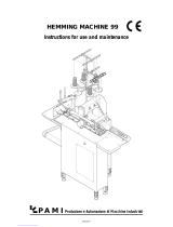 PAMI Hemming Machine 99 Instructions For Use And Maintenance Manual