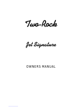 Premier Builders Guild Two-Rock Jet Signature Owner's manual