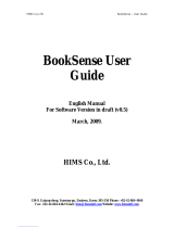 HIMS BookSense User manual