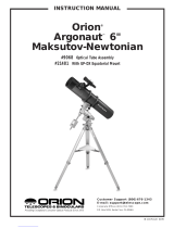 Orion Argonaut 6" Maksutov-Newtonian User manual