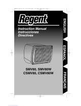 Regent Sheffield CSMV80 User manual