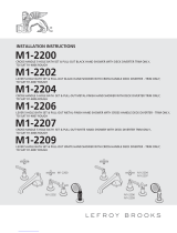 Lefroy Brooks M1-2204 Installation Instructions Manual