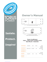 Torus Power RM 20 BAL RK Owner's manual