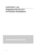 KAPERSKY ANTI-VIRUS 5.0 Owner's manual